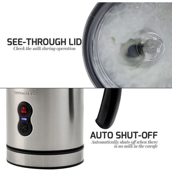Ovente DoubleWall Automatic Milk Frother & Reviews Wayfair